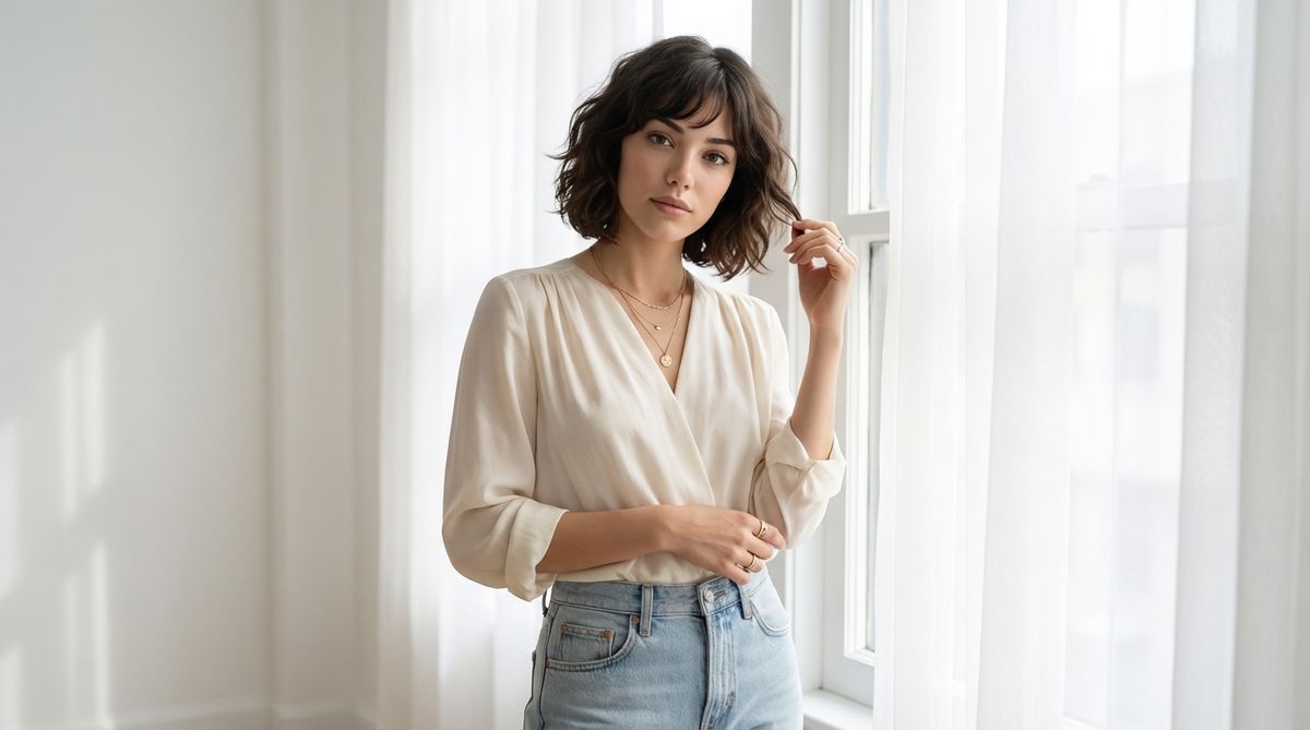 Standing near Window